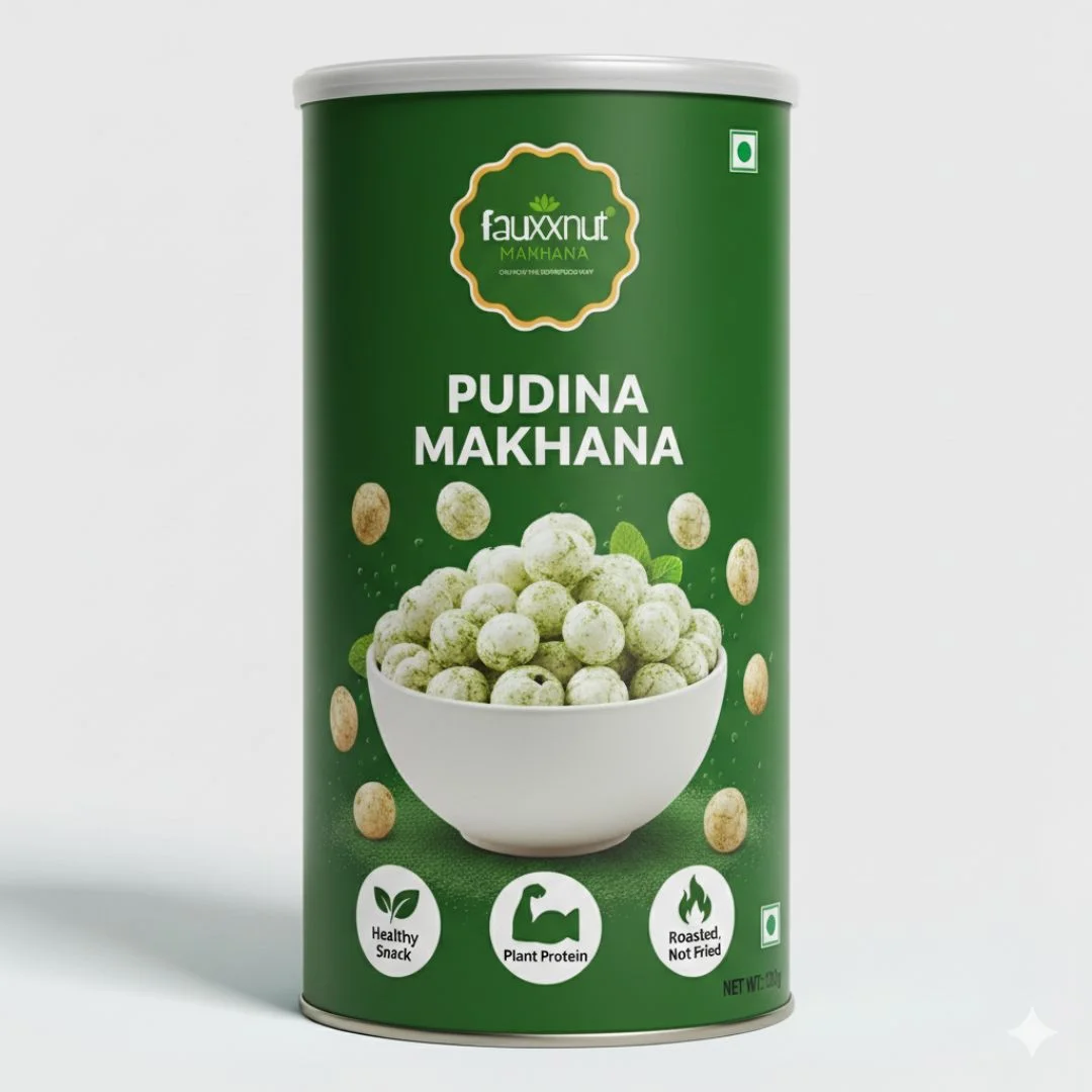 Roasted Makhana – Pudina Flavor