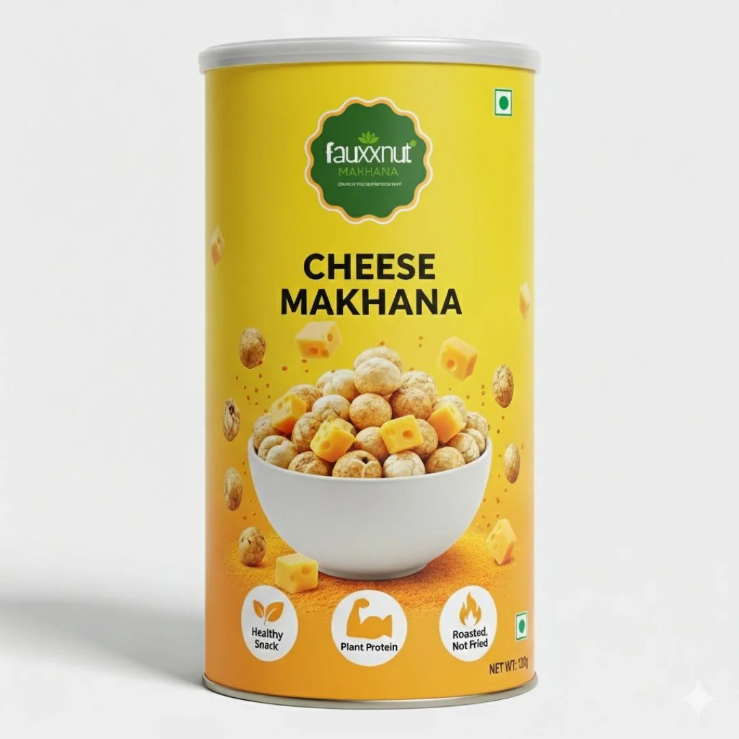 Roasted Makhana – Cheese Flavor